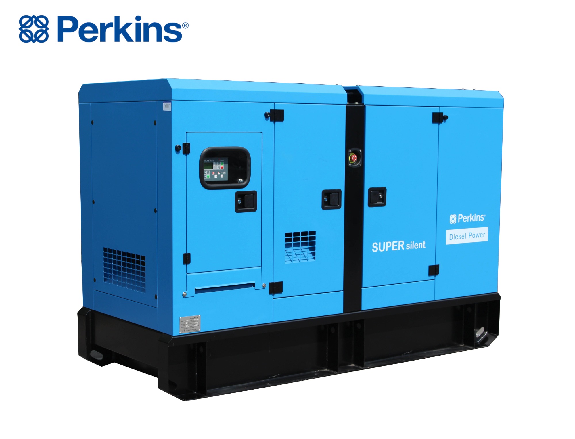 UK.PERKINS 72KVA SUPER SILENT Diesel Generator, UK.DSE Control System
