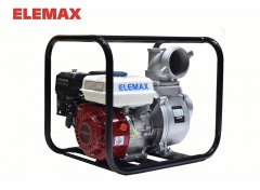 Japan ELEMAX 8HP High-quality Gasoline Water pump, Inlet/Outlet: 4 inch(100mm), Suction head: 28m, Heavy-duty pump head for ELEMAX, Durable
