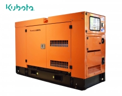 KUBOTA , Continuous: 25KVA  Standby:27.5KVA, Japan Original  Ultra Silent Diesel Generator 55dB/7m