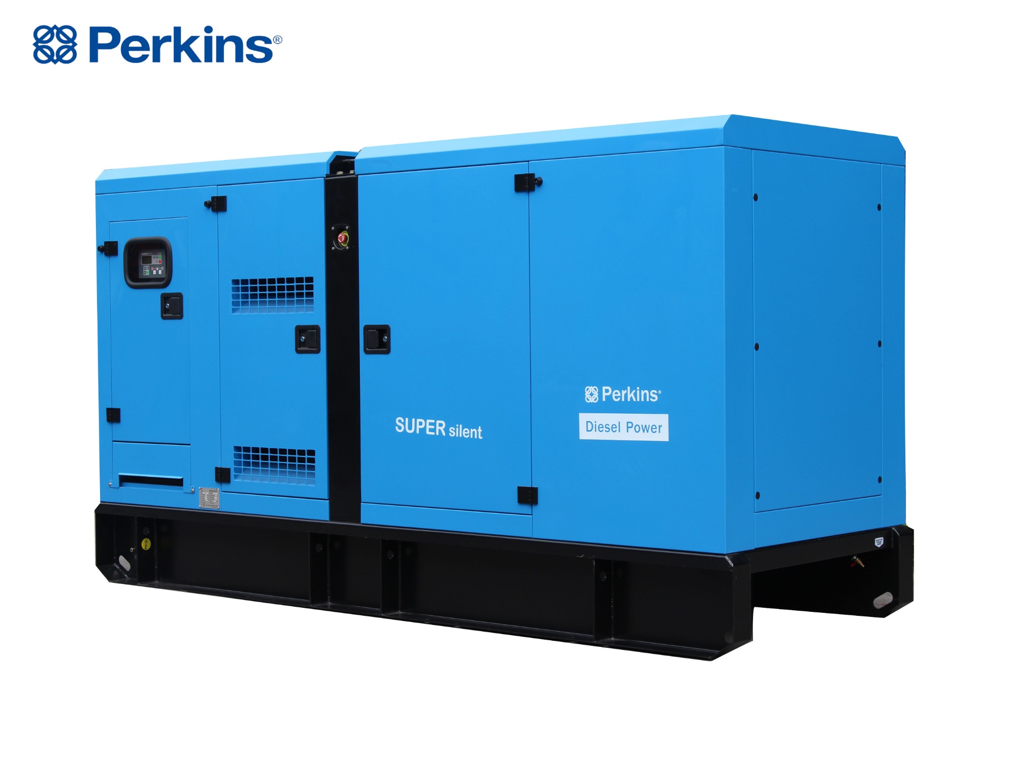 UK.PERKINS POWER:200KVA SUPER SILENT Diesel Generator, UK.DSE Control ...