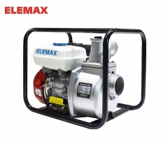 Japan ELEMAX High-quality Gasoline Water pump, Inlet/Outlet: 3 inch(80mm), POWER: 5.5HP, Suction head: 28m, Heavy-duty pump head for ELEMAX, Durable