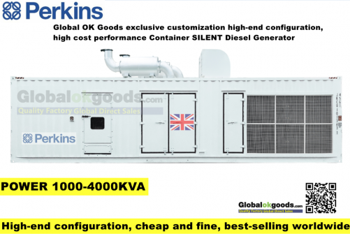 PERKINS POWER-1650KVA Container SILENT Diesel Generator