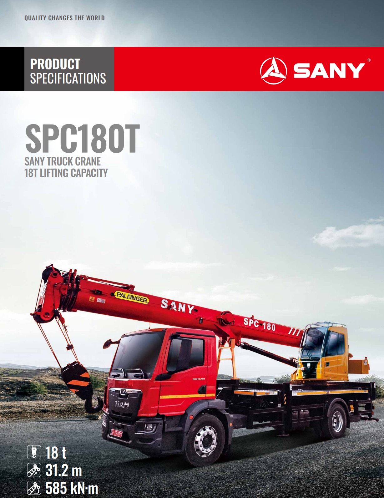 SPC180T 18T Truck-mounted Crane,Crane