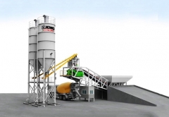 HZS675VY Concrete Batching Plant Mobile