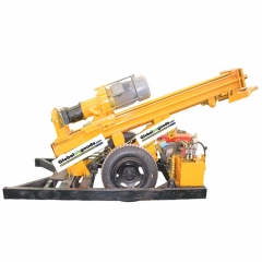 HQZ150 pneumatic water well drilling rig for rock ground