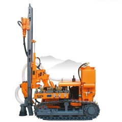 HW410 Air Compressor Drilling Rig With Pneumatic Impactor /Automatic DTH Drilling Rig