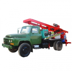 HF micro pile large hole digging machine for soil stone geology