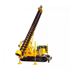 HWD8Y Crawler mounted drill depth 8m spiral pile driver