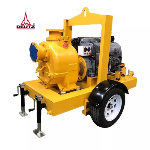 6 inch deutz diesel centrifugal sewage self priming pump