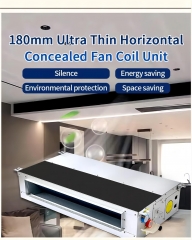 188Mm Slim Fancoil Low Noise Concealed Room Fan Coil Unit