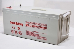 Solar Gel Battery 12V 200Ah 110% Power  57kg Net Weight